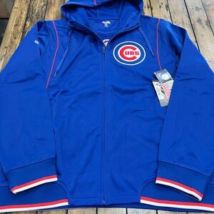 Stitches Blue Zip Up Sweater